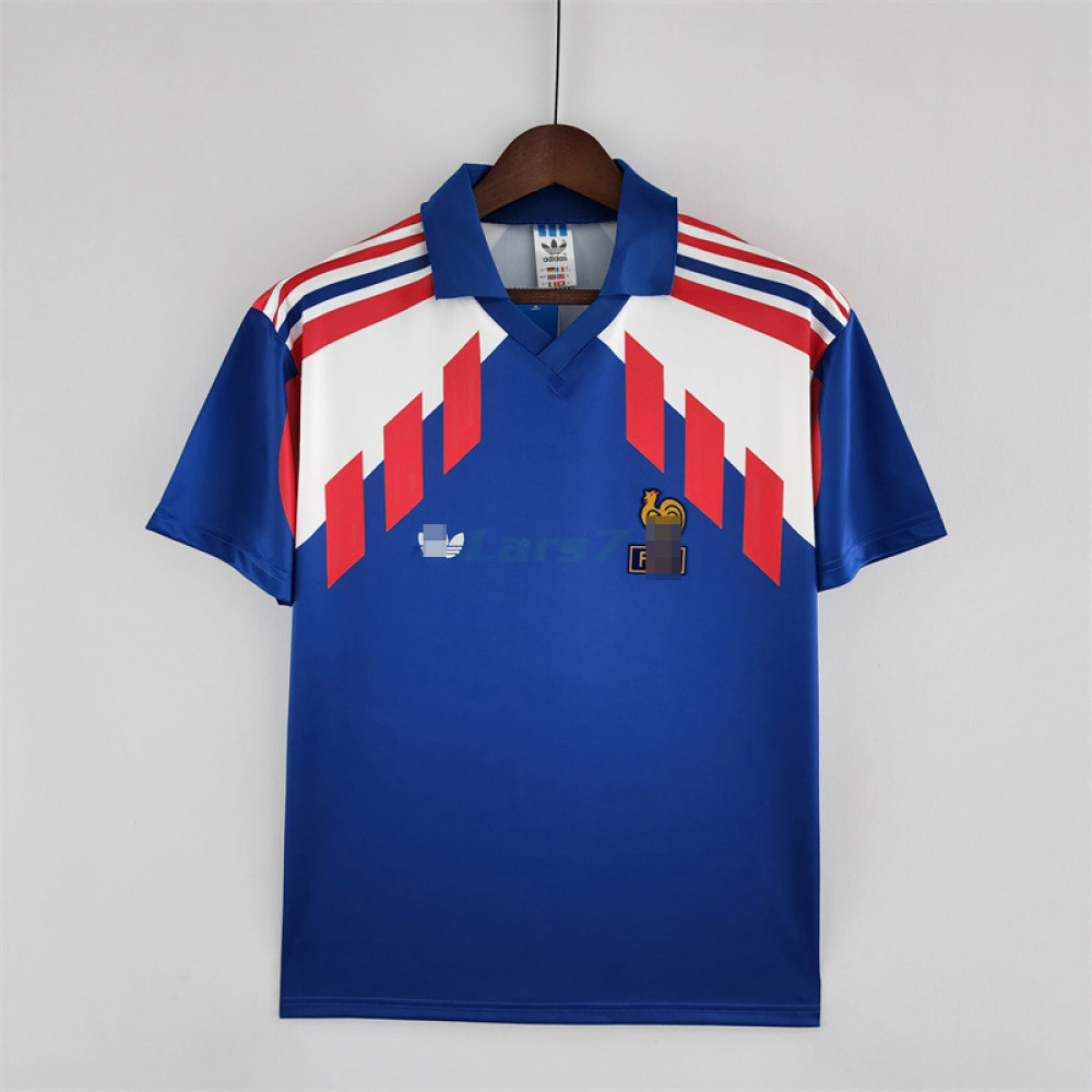 Camiseta Francia 1ª Equipación Retro 88/90