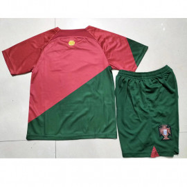 Camiseta Portugal 1ª Equipación 2022 Niño Kit