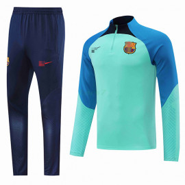 Sudadera De Entrenamiento Barcelona 2022/2023 Verde/Azul