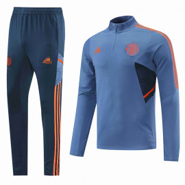 Sudadera De Entrenamiento Manchester United 2022/2023 Gris