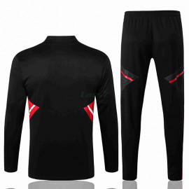 Sudadera De Entrenamiento Manchester United 2022/2023 Kit Negro/Rojo