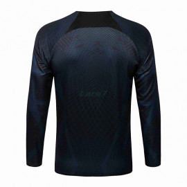 Sudadera de Entrenamiento Portugal 2022 Negro/Azul