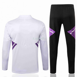 Sudadera De Entrenamiento Real Madrid 2022/2023 Niño Kit Blanco/Púrpura