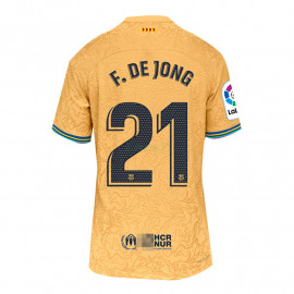 Camiseta F. De Jong 21 Barcelona 2ª Equipación 2022/2023