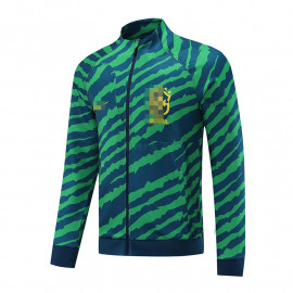 Chaqueta Brasil 2022 Verde/Azul