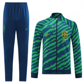 Chaqueta Brasil 2022 Verde/Azul