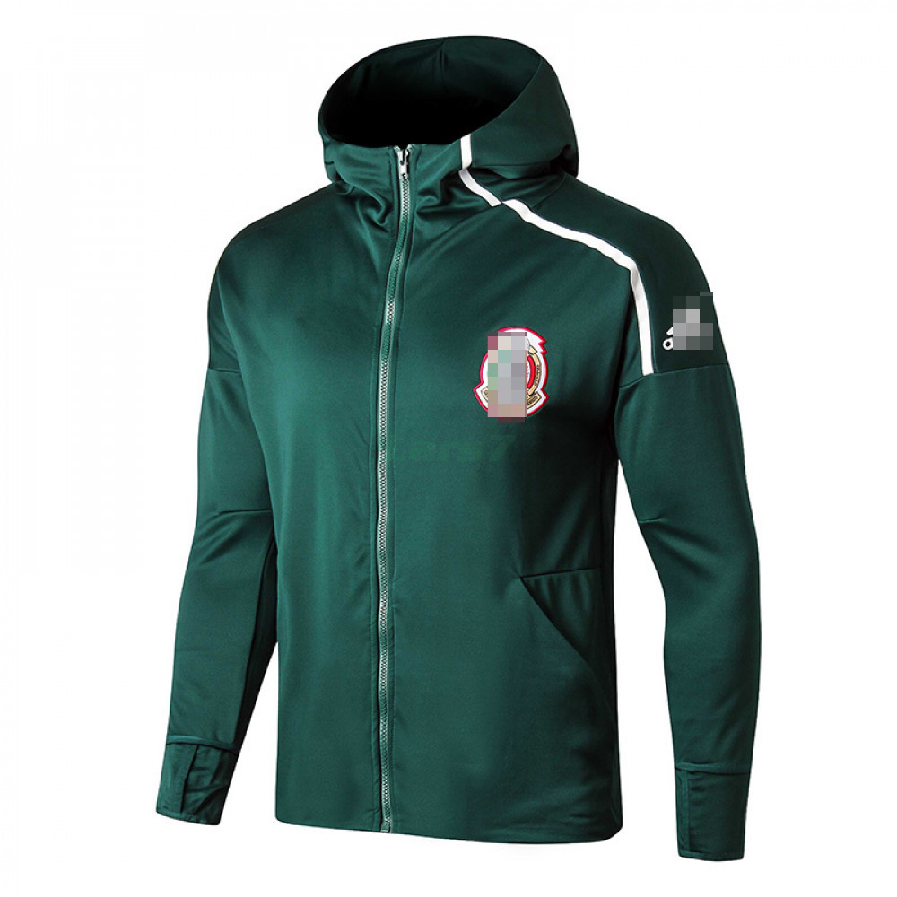 Chaqueta México 2022 Con Capucha Verde