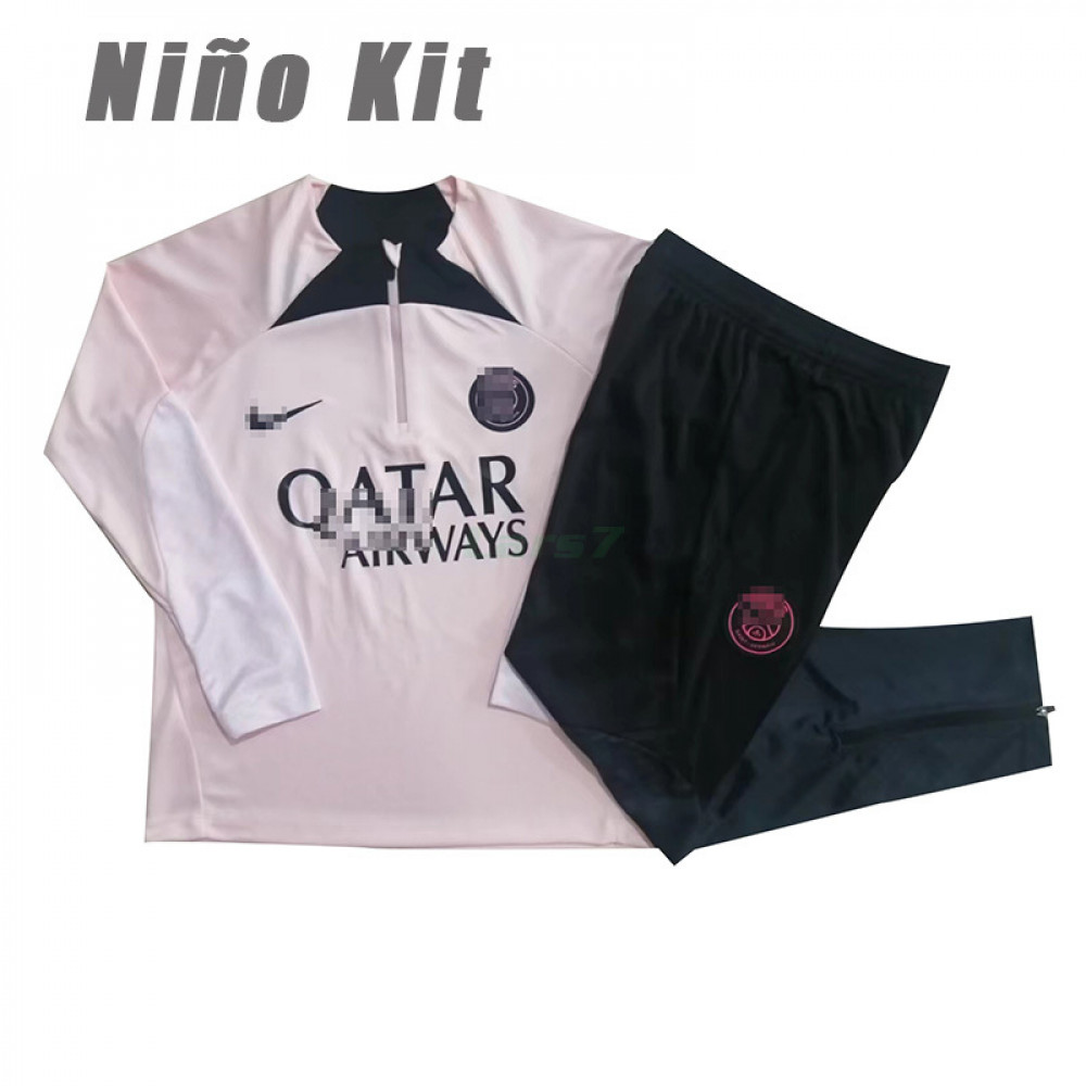 Sudadera De Entrenamiento PSG 2022/2023 Niño Kit Rosa