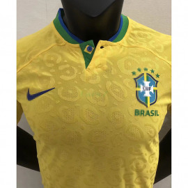 Camiseta Brasil 1ª Equipación 2022 Mundial (EDICIÓN JUGADOR)