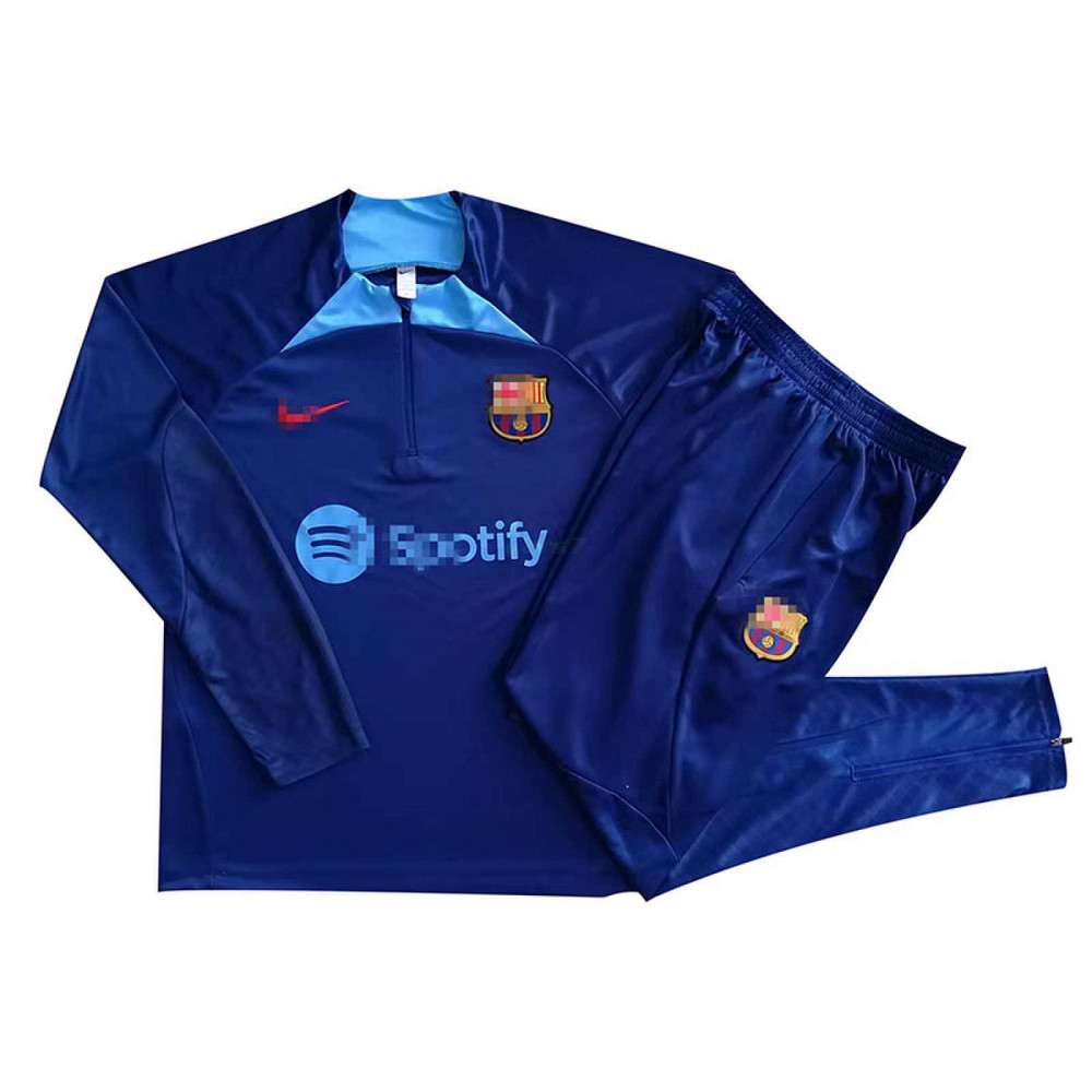 Sudadera De Entrenamiento Barcelona 2022/2023 Kit Azul Oscuro