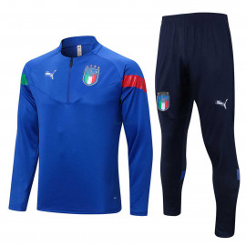 Sudadera De Entrenamiento Italia 2022 Azul Real