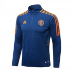 Sudadera De Entrenamiento Manchester United 2022/2023 Azul Oscuro