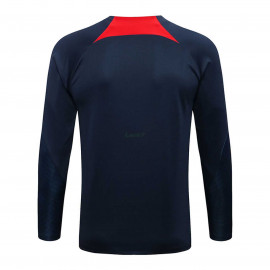 Sudadera De Entrenamiento PSG 2022/2023 Azul Marino/Rojo