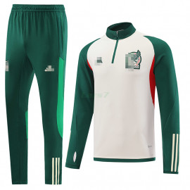 Sudadera De Entrenamiento México 2022 Kit Beige/Verde