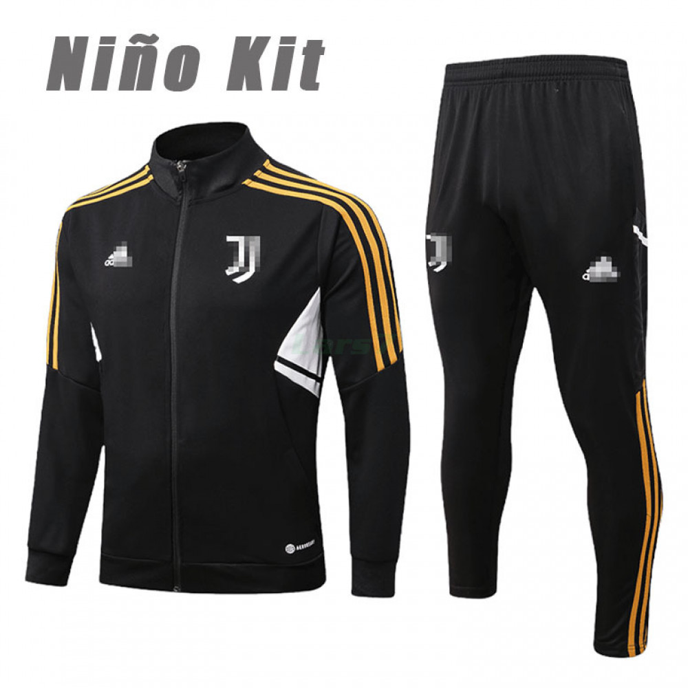 Chandal Juventus 2022/2023 Niño Negro