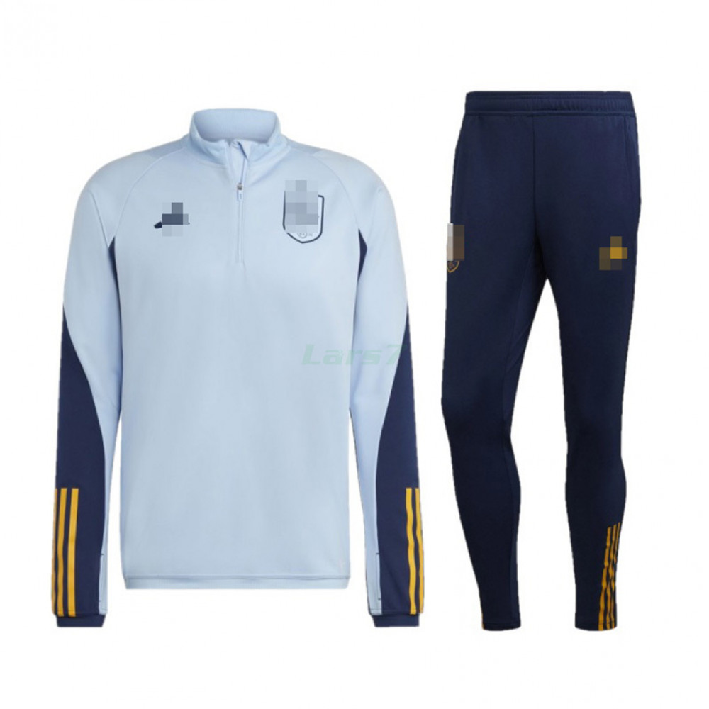 Sudadera De Entrenamiento España 2022 Kit Azul Claro