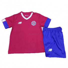 Camiseta Costa Rica 1ª Equipación 2022 Niño Kit Mundial