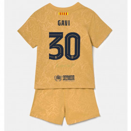 Camiseta Gavi 30 Barcelona 2ª Equipación 2022/2023 Niño Kit