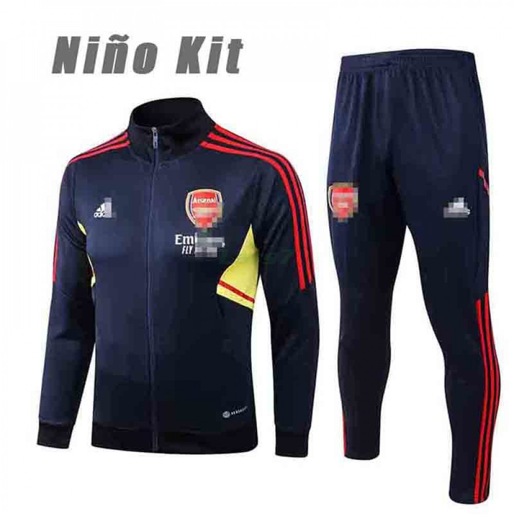 Chandal Arsenal 2022/2023 Niño Kit Azul Oscuro