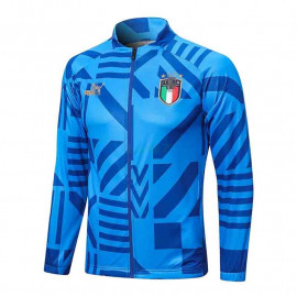 Chaqueta Italia 2022 Azul con Estampado