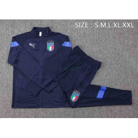 Chandal Italia 2022 Cuello Medio Azul Oscuro