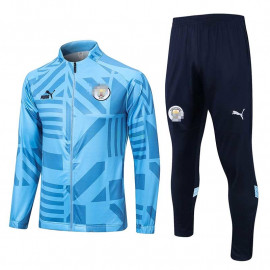 Chaqueta Manchester City 2022/2023 Azul Claro con Estampado