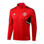 Chaqueta Manchester United 2022/2023 Rojo con Rayas Negras