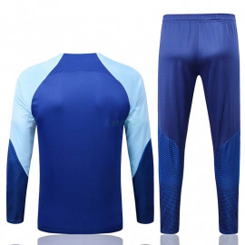 Sudadera De Entrenamiento Atlético de Madrid 2022/2023 Kit Azul con Mangas Azul Claro