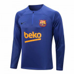 Sudadera De Entrenamiento Barcelona 2022/2023 Azul con Mangas de Malla