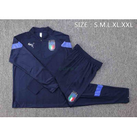 Sudadera De Entrenamiento Italia 2022 Kit Azul Real