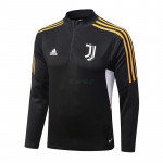 Sudadera De Entrenamiento Juventus 2022/2023 Negro con Rayas Amarillas