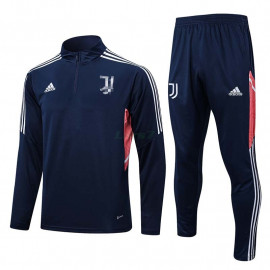 Sudadera De Entrenamiento Juvnetus 2022/2023 Azul Real y Rosa