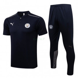 Polo Manchester City 2021/2022 Kit Azul Marino