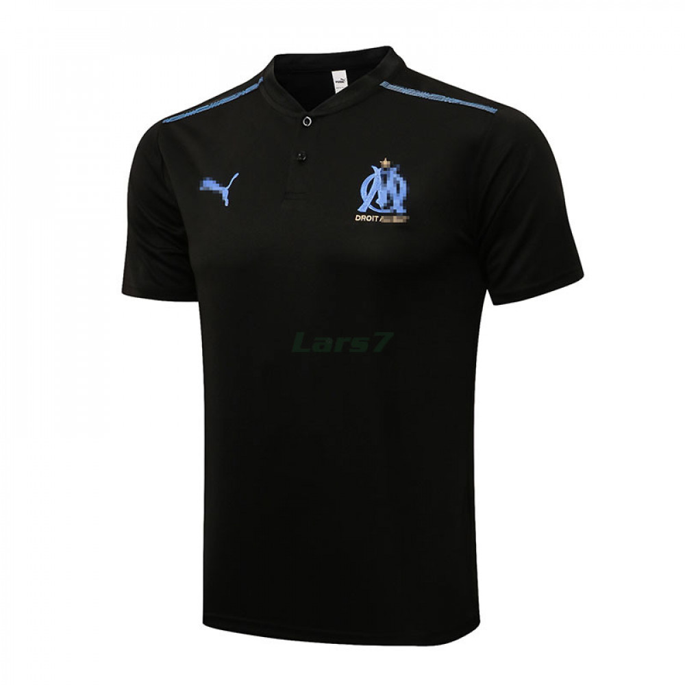 Polo Olympique Marsella 2021/2022 Negro/Azul