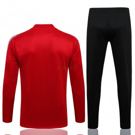 Sudadera De Entrenamiento Manchester United 2021/2022 Niño Kit Rojo