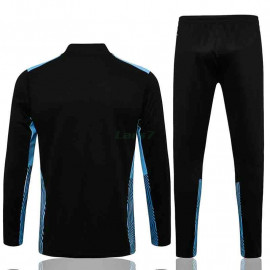 Sudadera De Entrenamiento Olympique Marsell 2021/2022 Niño Kit Negro