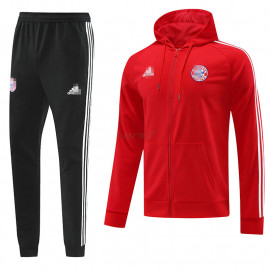 Chaqueta Bayern Múnich 2022/2023 Con Capucha Rojo