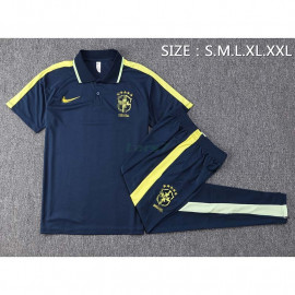 Polo Brasil 2022 Kit Azul Marino/Amarillo