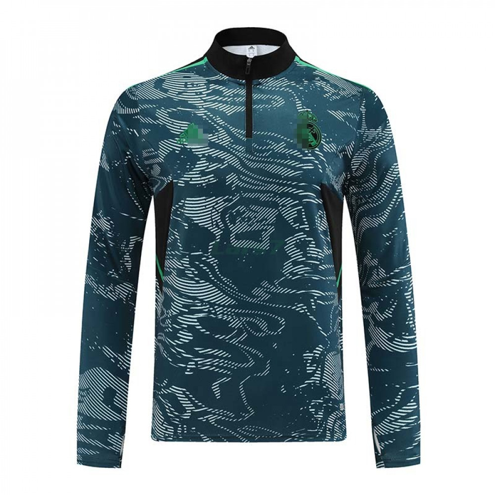 Sudadera De Entrenamiento Real Madrid 2022/2023 Verde Oscuro