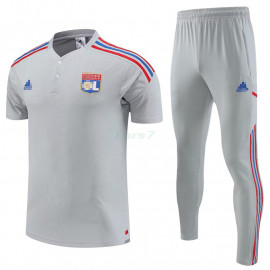 Camiseta de Entrenamiento Olympique Lyon 2023/2024 Gris