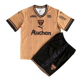 Camiseta RC Lens 2022/2023 Dorado Niño Kit