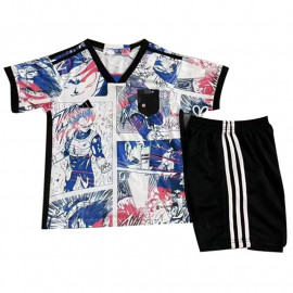 Camiseta Japón 2023 Anime Blanco Niño Kit