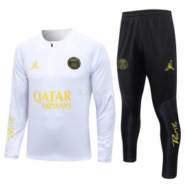 Sudadera De Entrenamiento PSG 2023/2024 Blanco/Amarillo