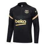 Sudadera De Entrenamiento Barcelona 2023/2024 Negro/Dorado