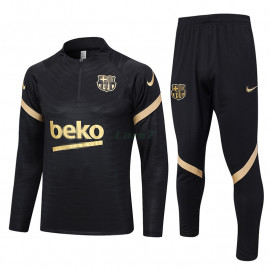 Sudadera De Entrenamiento Barcelona 2023/2024 Negro/Dorado