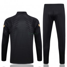 Sudadera De Entrenamiento Barcelona 2023/2024 Negro/Dorado