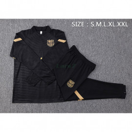 Sudadera De Entrenamiento Barcelona 2023/2024 Kit Negro/Dorado