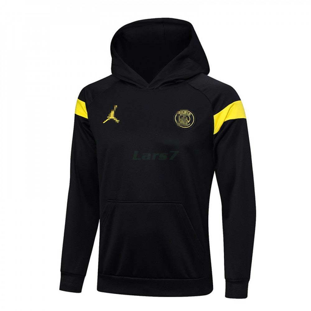 Sudadera De Entrenamiento PSG 2023/2024 Con Capucha Negro/Amarillo