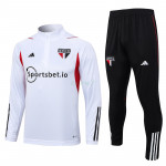 Sudadera De Entrenamiento São Paulo 2023/2024 Kit Blanco