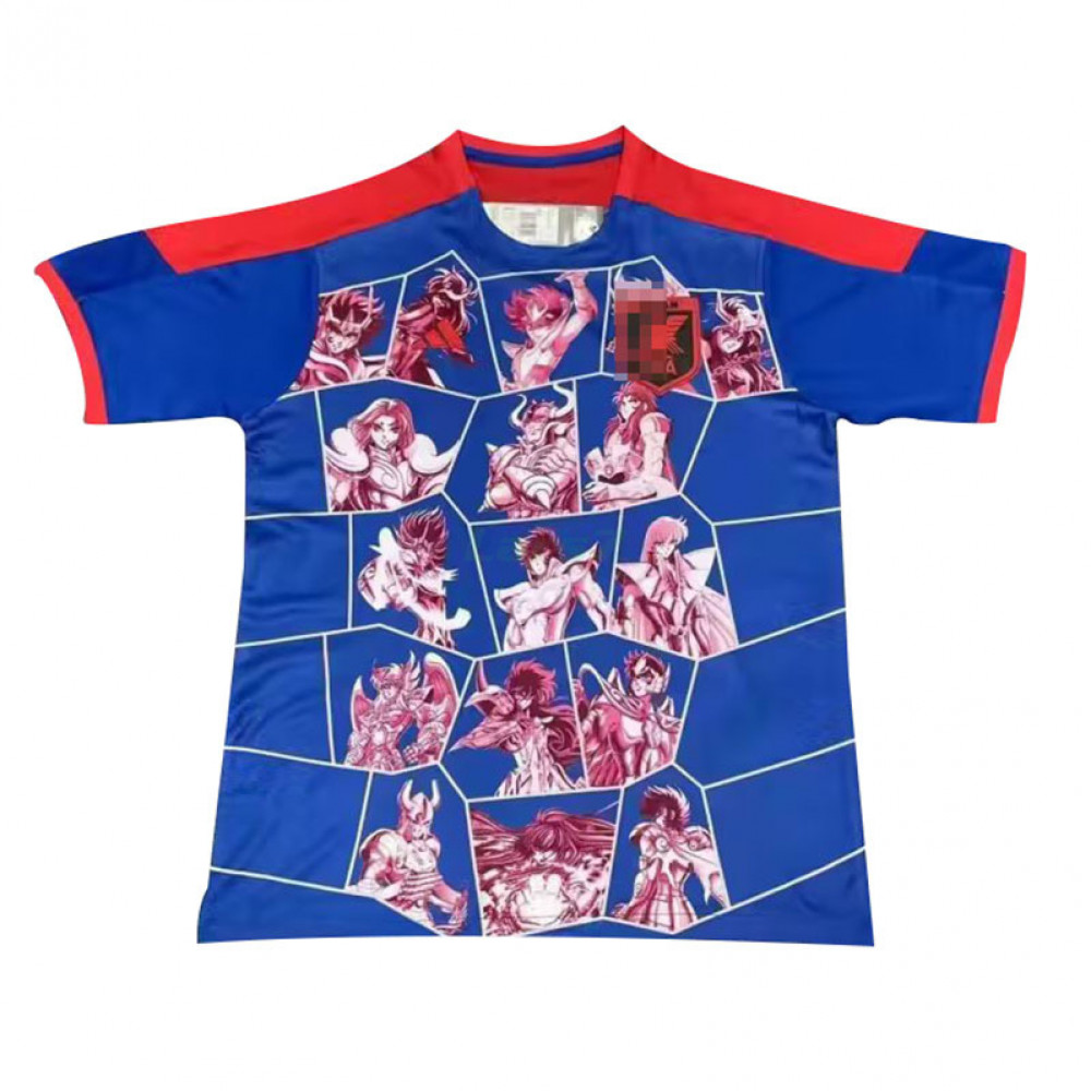 Camiseta Japón 2023 Anime Azul/Rojo